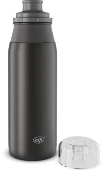 Trinkflasche grau
